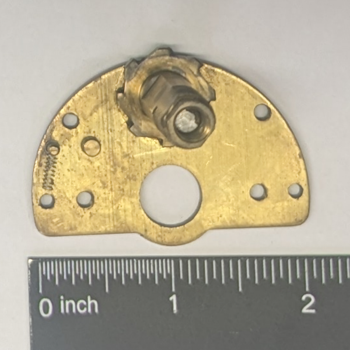 3-500LH Bridge with Sleeve (Brass) (Coarse Thread ONLY) (Left Hand)