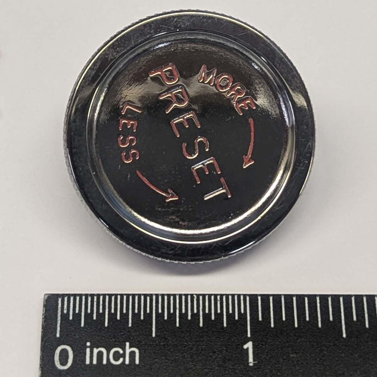 144-50 Knob, Pre-set Knob, Top