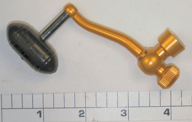 15-712ZT Classic Handle, Black Torpedo Knob, Gold Blank