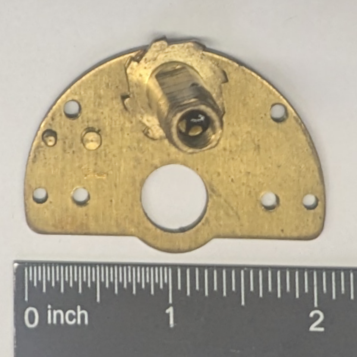 3-500SLH Bridge with Sleeve (Brass) (Coarse Thread ONLY)  (Left Hand)