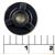 52-714Z Knob, Drag Knob, Black